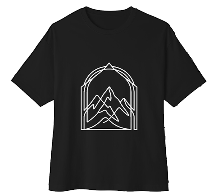 Mountain Line Art – Geometric Nature & Adventure