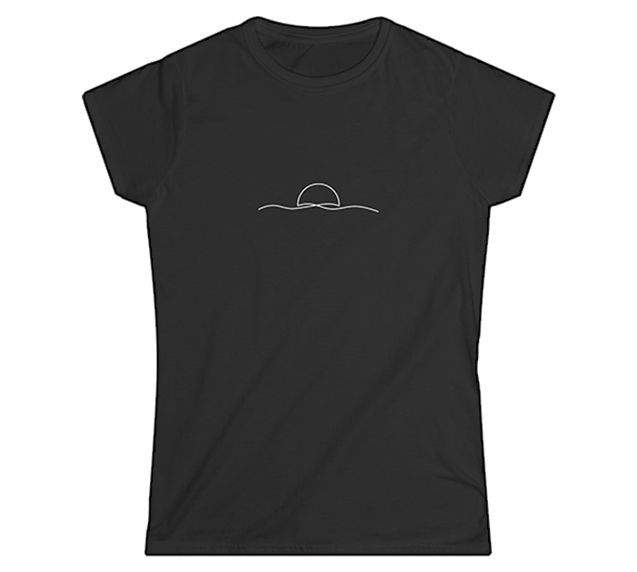 One Line Sunset Horizon